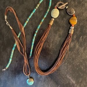 Turquoise Necklace - Set of Three (3)